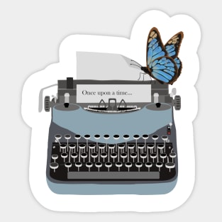 Typewriter Sticker